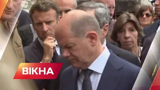 🥺 МАКРОН, ШОЛЬЦ та ДРАГІ відвідали ЗРУЙНОВАНИЙ ІРПІНЬ! "Русский мир" у всій КРАСІ