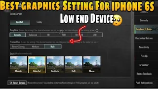 Best Graphics Setting For iPhone 6s | iPhone 6s/6s Plus/7 PUBG TDM Test After 2.7 Update | 2GB+32GB