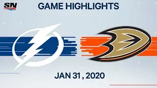 NHL Highlights | Lightning vs Ducks – Jan. 31, 2020