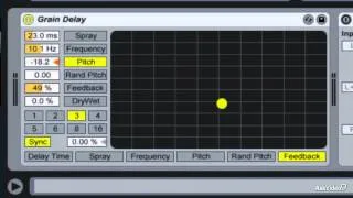 Live 9 202: Live's Effects: Plugged In - 24. The Grain Delay Plug-in