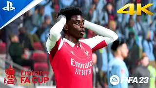 Manchester City vs Arsenal - FIFA 23 - FA Cup Round of 16 22/23 | PS5 [4K60 | HDR]