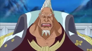 One Piece Commander in Chief Kong talks to Sengoku