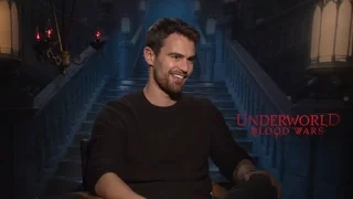 Theo James interview says jokingly he sees himself in rehab in ten years.