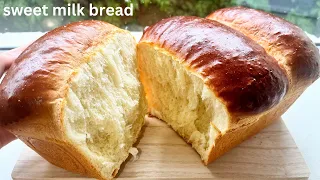 Sweet Milk Bread Loaf Recipe | Soft and Fluffy