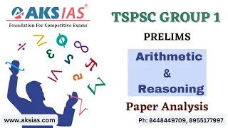 Group 1 Arithmetic & Reasoning Paper Analysis #AmarnathEmani #tspsc #maths
