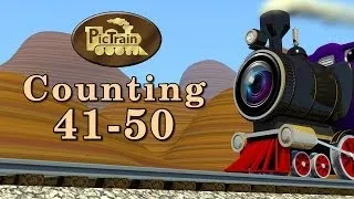 Counting 41-50, Learn Numbers 41-50 on the PicTrain™