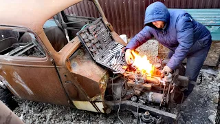 ОЖИВЛЕНИЕ СО СВАЛКИ !!! НЕМЕЦКИЙ АВТОМОБИЛЬ 1930-Х ГОДОВ!!!