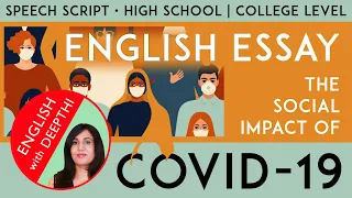 English Essay Social Impact of COVID-19 Coronavirus | Effect on Society | High School College Speech