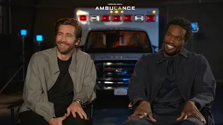 AMBULANCE Interview | Jake Gyllenhaal and Yahya Abdul-Mateen II Talk New Michael Bay Thriller