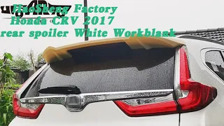 Honda CRV rear spoiler White Workblank 2017 |Haosheng factory