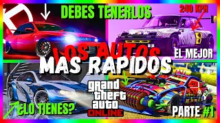 GTA5 | LOS COCHES MÁS RÁPIDOS de GTA 5 ONLINE 2023 | CLAS DEPORTIVO ¿Cual es el auto mas rápido gta?