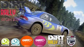 Dirt Rally 2.0 All Rally Cars 2020 (All DLC Full 1080p HD)