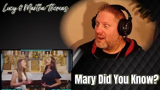 Lucy & Martha Thomas - Mary Did You Know - Sister Duet (Official Music Video) | REACTION