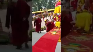 His Holiness Dodrupchen Rinpoche blessed Rabney, Rinzing Choeling Gonpa at Ringhim, Mangan N. Sikkim