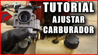 CARBURADOR DESBROZADORA ➤ CAMBIO y AJUSTE