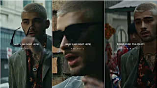 Dusk Till dawn WhatsApp status Aesthetic status English song status Zayn Malik #shorts