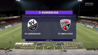 ⚽ SV Sandhausen vs FC Ingolstadt ⚽ | 2. Bundesliga (27/08/2021) | Fifa 21