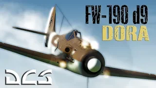 DCS: Fw-190 Dora Afrika Korps Vs Spitfire MK.IX Dogfight