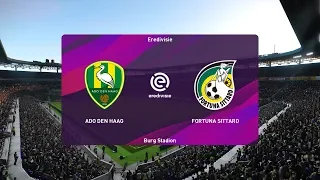 PES 2020 | Ado Den Haag vs Fortuna Sittard - Eredivisie | 13/03/2020 | 1080p 60FPS