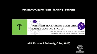 R13.V5.WK1.1-Using the Regrarians Platform® Farm Planning Program