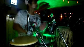 Jamming on percussion with dj gunjan sharma