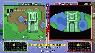 Tournament Open Hard Apr 06, 2023. ALTTP Randomizer Daily Race