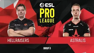 CS:GO - HellRaisers vs. Astralis [Dust2] Map 1 - Group D - ESL Pro League Season 9 Europe