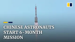 China’s Shenzhou 14 mission begins mission to finish the Tiangong space station