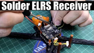 How to Solder ELRS Receiver on a DarwinFPV Drone 😎