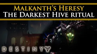 Destiny 2 Shadowkeep Lore - The most heretical Hive ritual & the hidden swarm after Crota’s death!