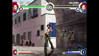 King of Fighters XI - Vanessa (Intros & Win Poses)