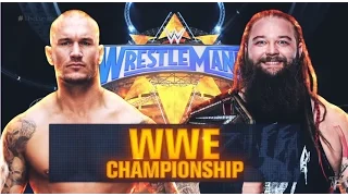 Randy Orton VS Bray Wyatt Wrestlemania33 |WWE2k17 PC|GAMEPLAY HD