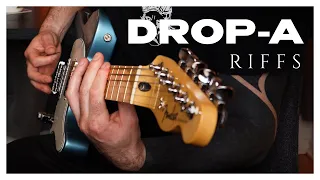 Fender Telecaster Drop A metal riffs