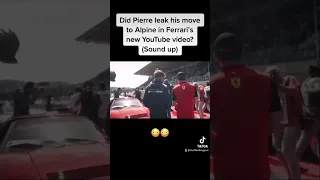 Pierre Gasly tells Charles Leclerc about new Alpine Contract!