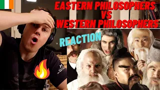 ERB - EASTERN PHILOSOPHERS VS WESTERN PHILOSOPHERS! EAST VS WEST | LETS GOO!! IRISH REACTION!