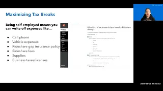 Taxes for Ride-share Drivers - Uber and TurboTax Webinar