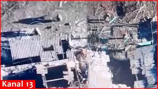 Russians who sought to hide in destroyed houses, could not save themselves from the drone