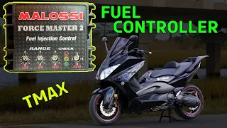 TMAX Fuel Controller Install : Malossi Force Master 2 : 2008-2011 Yamaha TMAX 500