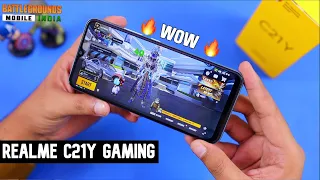 Realme C21Y BGMI PUBG Gaming Test with FPS | Best Gaming Phone Under 10K 🏆🏆