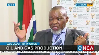 Mantashe pushes for oil and gas production