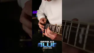 Eiffel 65 - Blue (Da Ba Dee) on electric guitar