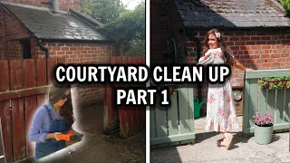 Courtyard Clean up Makeover - Part 1