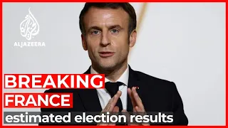 French President Macron to be re-elected: Projections