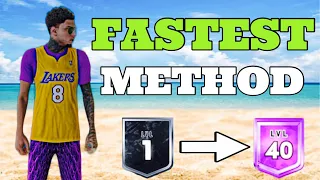 Fastest method to hit to level 40! NBA 2k24 (Fastest way)