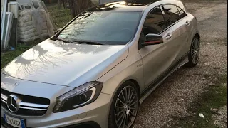 Mercedes A45 AMG Sound exhsaust acceleration