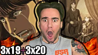 THE EPISODE I'VE BEEN WAITING FOR.. ATTACK ON TITAN 3x19 and 3x20 (REACTION)