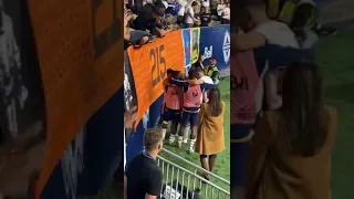 Vancouver White Caps vs La Galaxy Goal Celebration