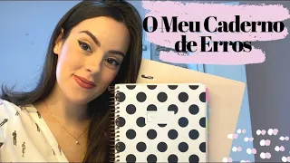 TUDO sobre o meu CADERNO DE ERROS! | @lauraxmatos