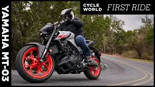 2020 Yamaha MT-03 Review | First Ride