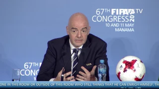 67th FIFA Congress 2017 - Press Conference